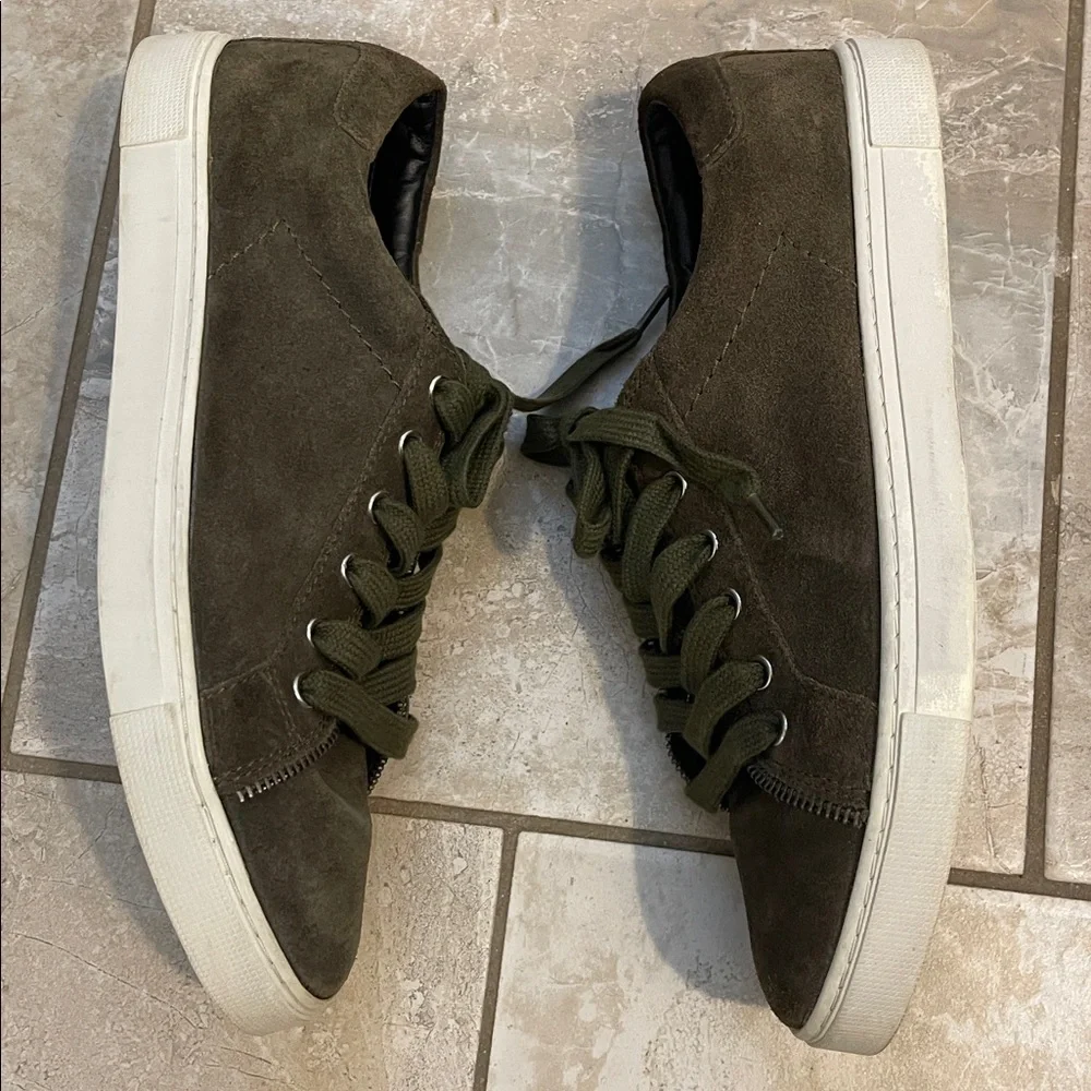 Frye & Co Sindy Suede Leather Sneakers 9M Low Top Fall